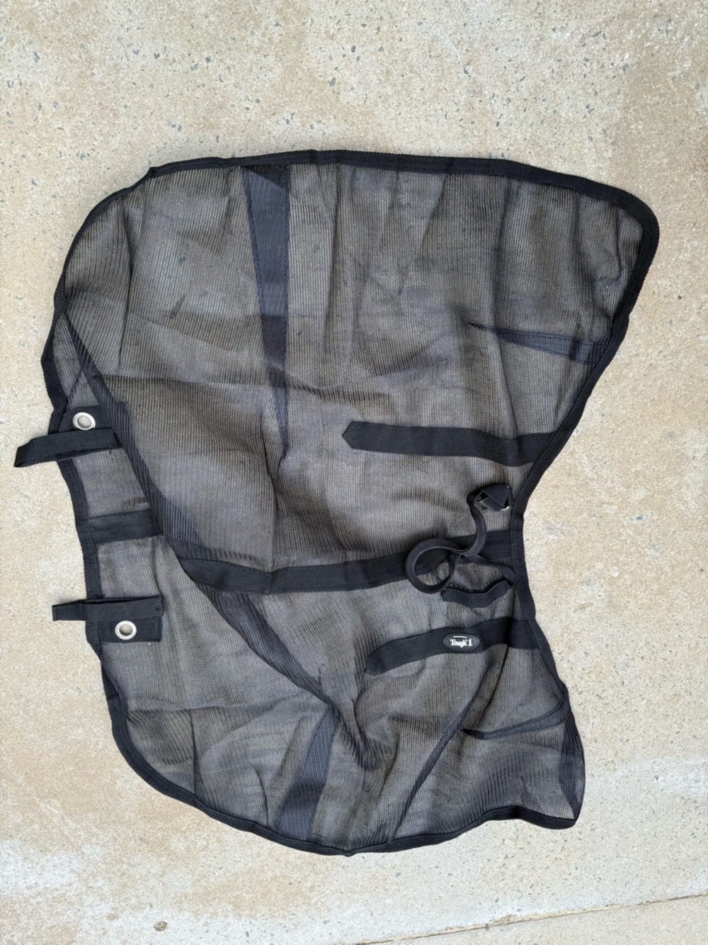 Tough 1 Black Mesh Horse Fly Sheet Rump sheet - Lightweight Breathable Cover